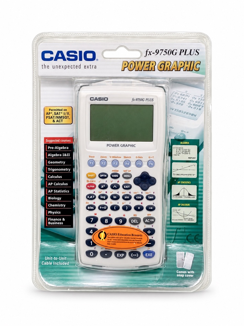 Casio fx-9750G PLUS Power Graphic Graphing Calculator New Sealed